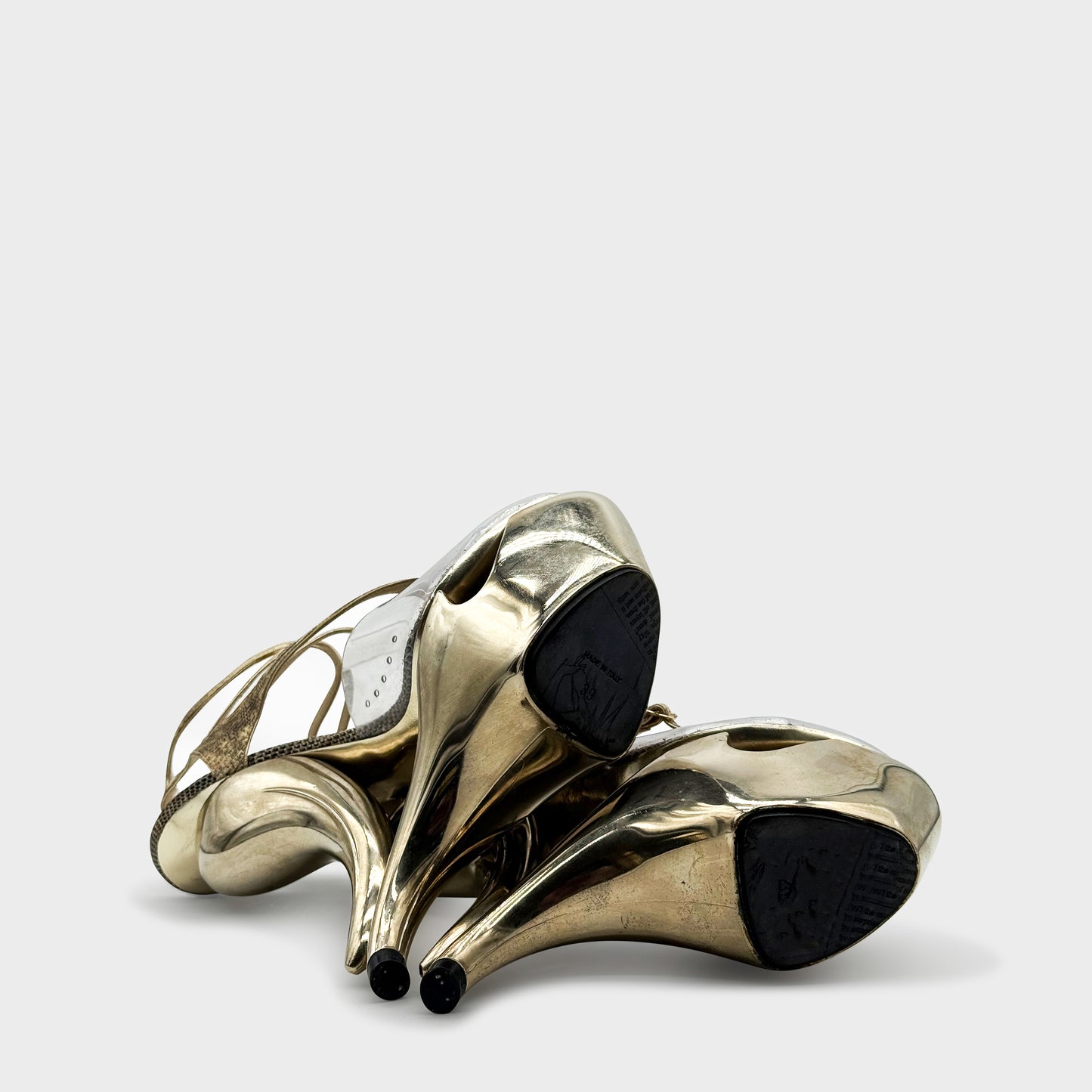 Lizard and Gold Platform Pumps John Galliano SS 2009