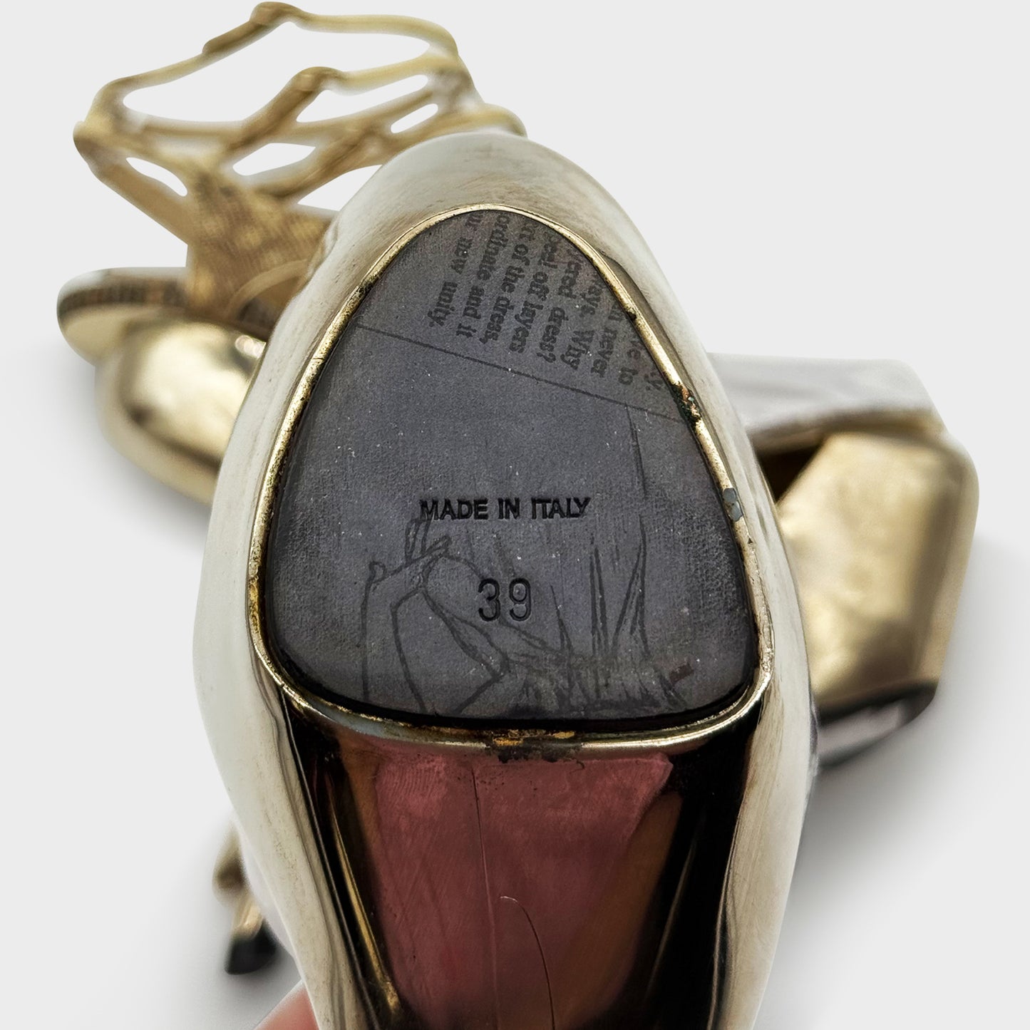 Lizard and Gold Platform Pumps John Galliano SS 2009