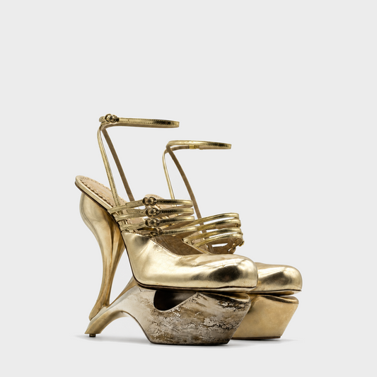 Gold Escarpins plateforme Pumps John Galliano SS 2009