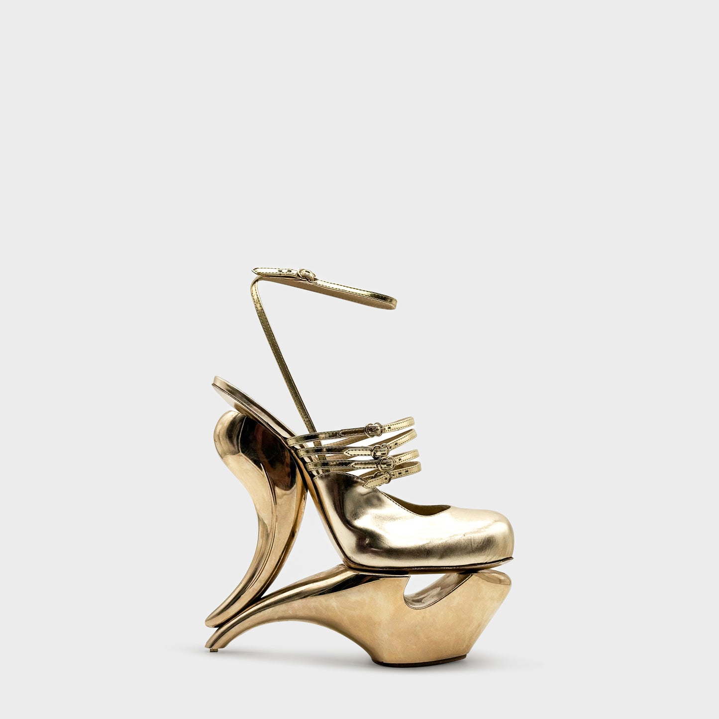 Gold Escarpins plateforme Pumps John Galliano SS 2009