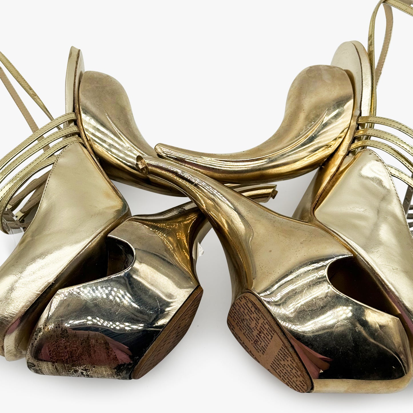 Gold Escarpins plateforme Pumps John Galliano SS 2009