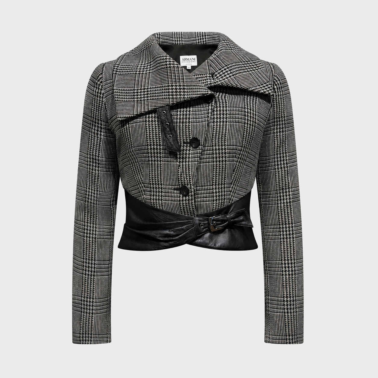 Leather Trim Jacket Armani FW 2003
