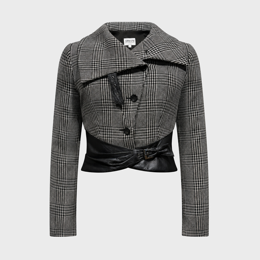 Leather Trim Jacket Armani FW 2003