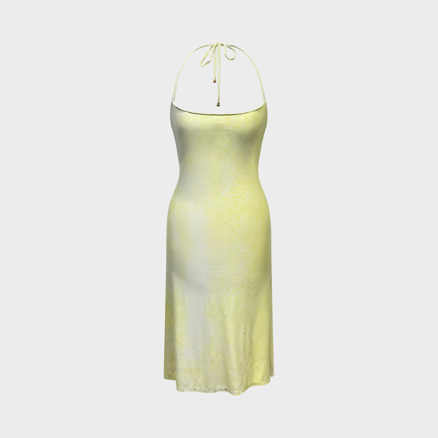 Halter Neck Asymmetric Dress Roberto Cavalli SS 2001