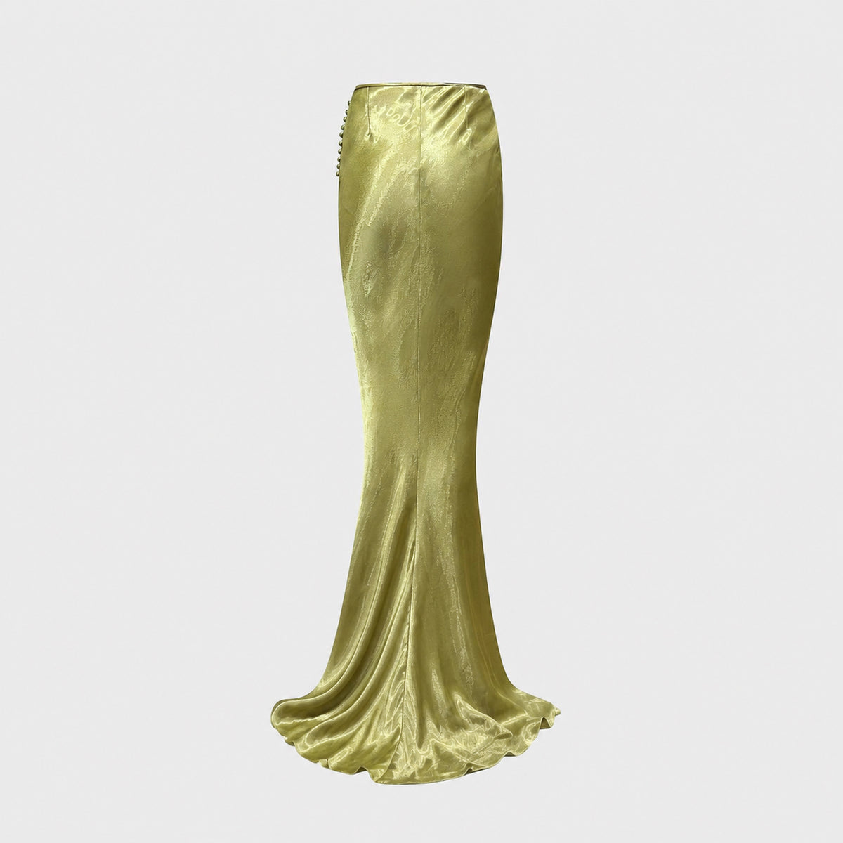 Metallic Gold Silk Skirt Christian Dior SS 1998 by John Galliano