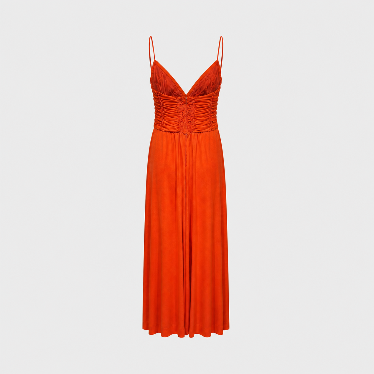 Ruched Jersey Maxi Dress Loris Azzaro 1973