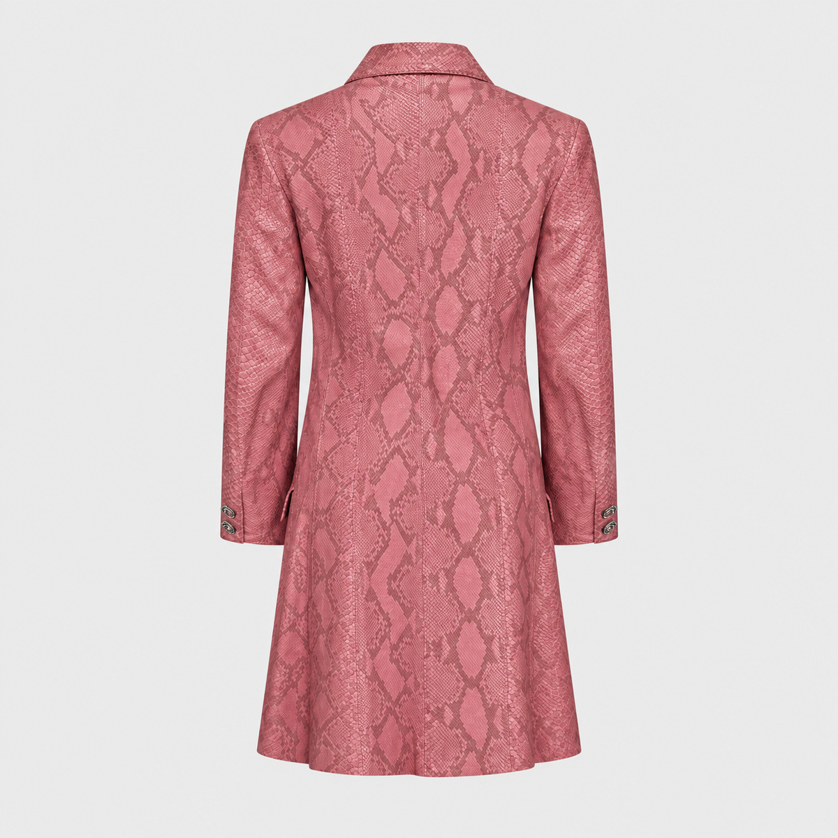 Pink Python-Print Coat Versace FW 1994 by Gianni Versace