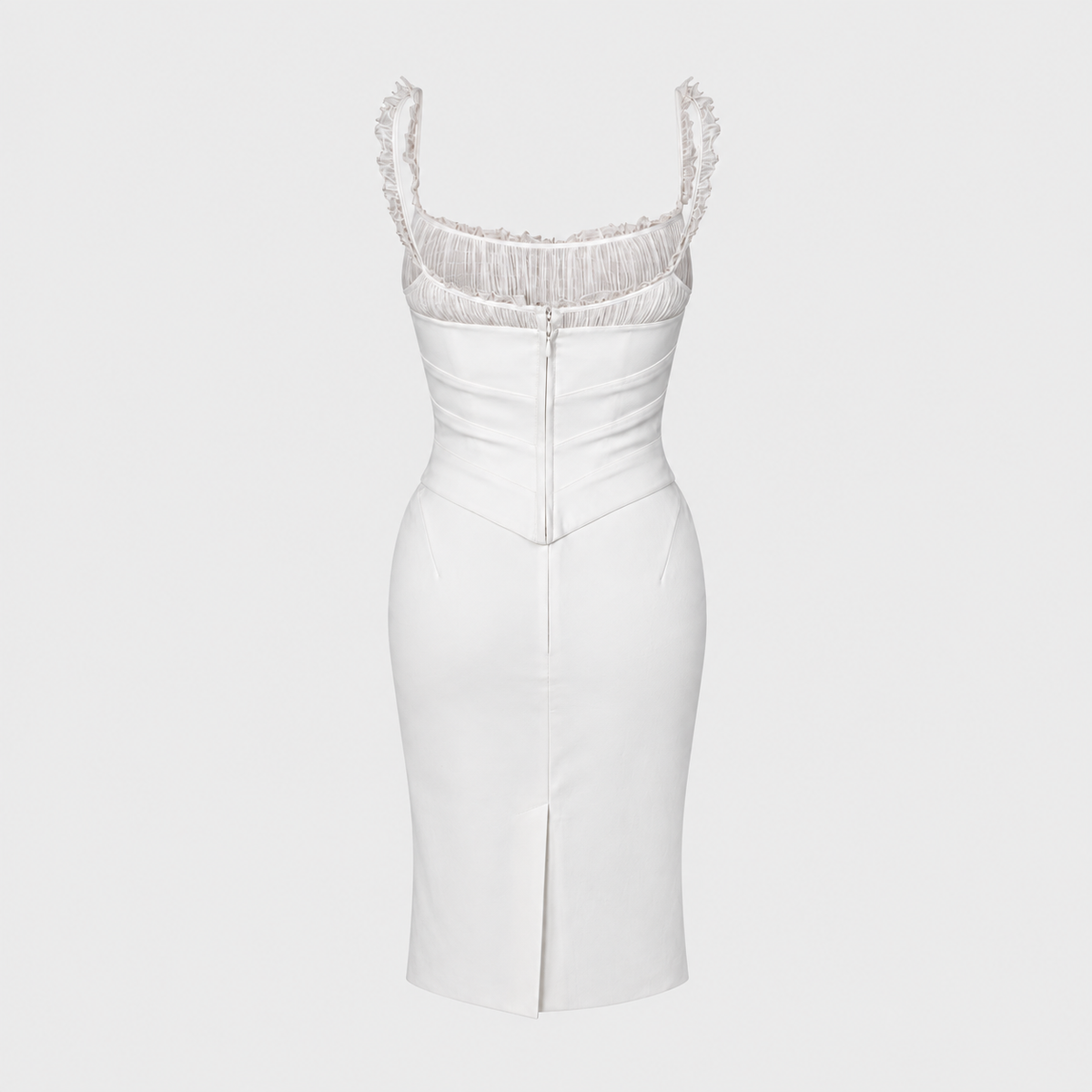 White Corsetted Dress Thierry Mugler SS 1991
