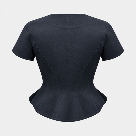 Black Sculpted Heart Corset Jacket Thierry Mugler 1990–1994