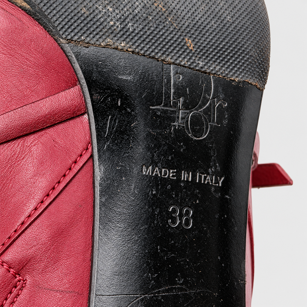 Red Leather Hardcore Bondage Boots Dior FW 2003 by John Galliano