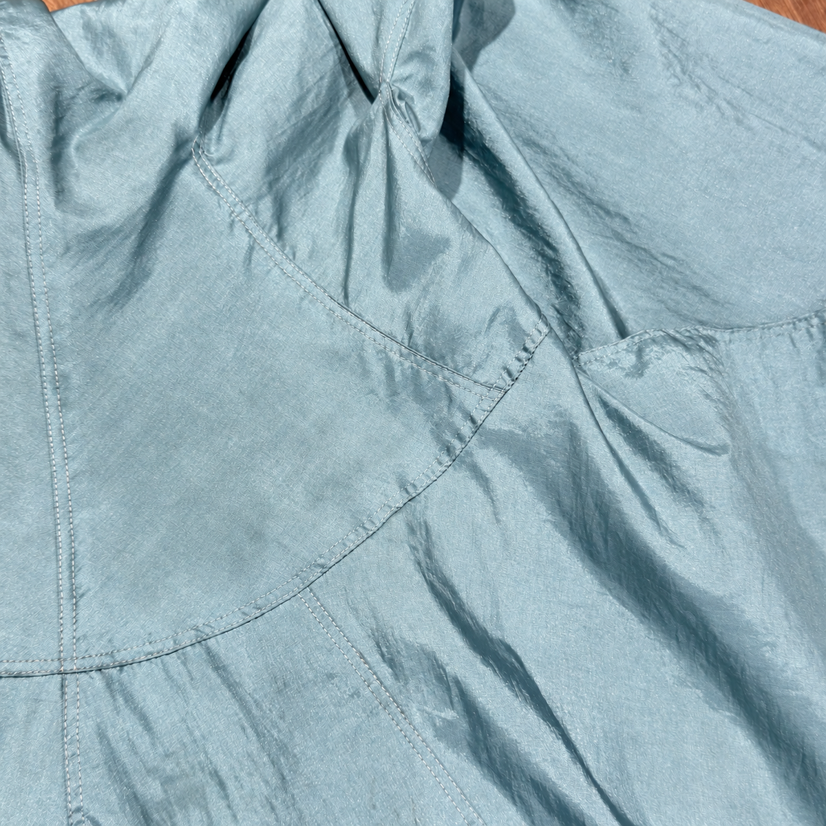 Light Blue Nylon Skater Mini Dress Alaïa SS 1988