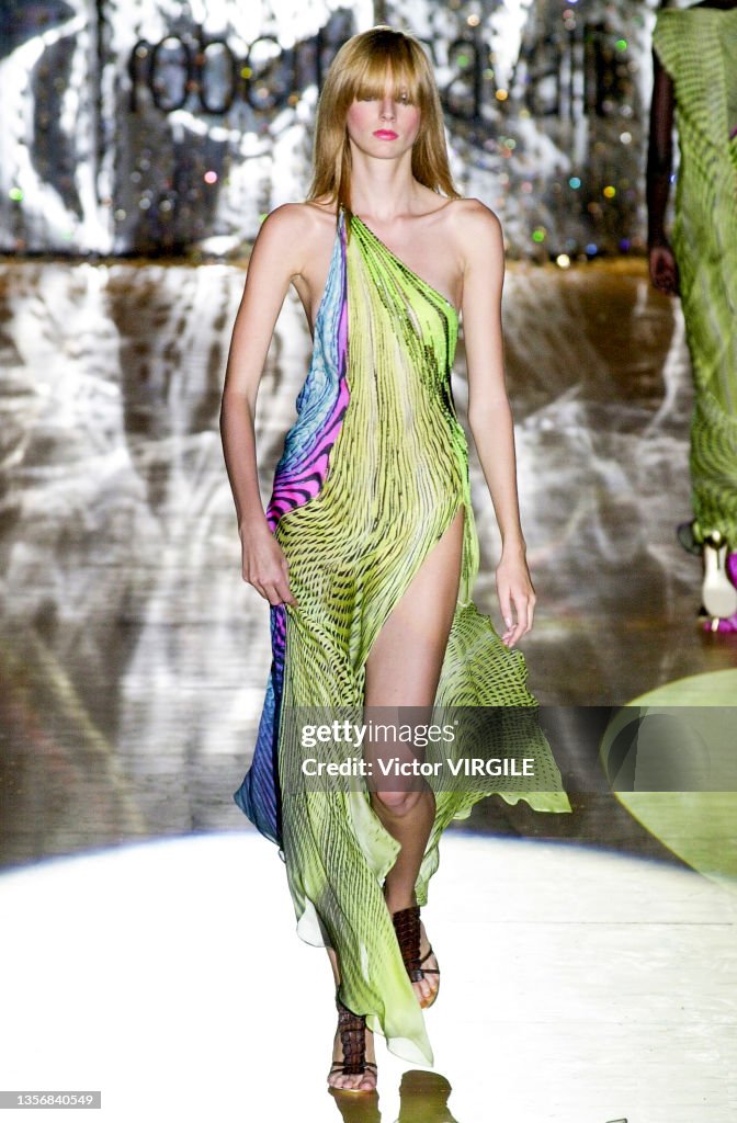Multicolor Neon Dress Roberto Cavalli SS 2001
