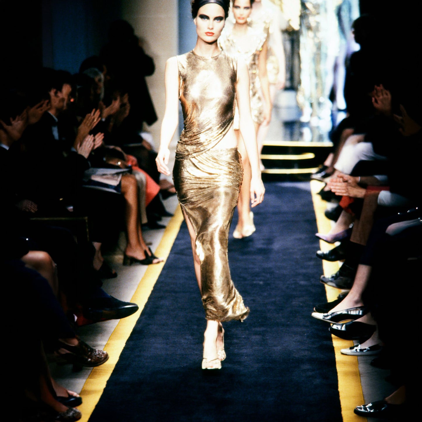 Chainmail Top Draped Atelier Versace FW2021 inspired by FW 1997